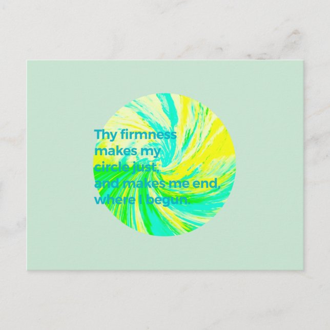 Carte Postale La fermeté (Devant)