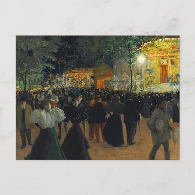 Carte Postale La Fête Foraine | Louis Abel-Truchet (Devant)