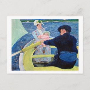 Carte Postale La fête nautique, Mary Cassatt