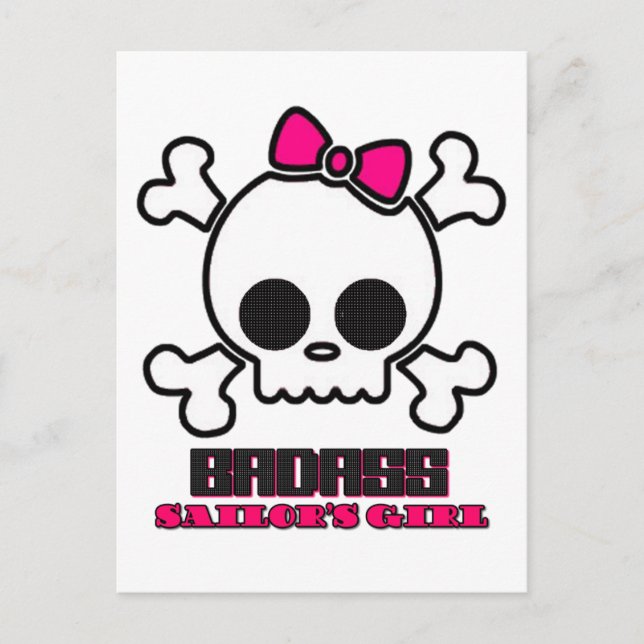 Carte Postale La fille du marin de Badass (Devant)