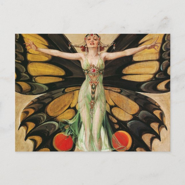 Carte Postale La Flapper, 1922 par Joseph Christian Leyendecker (Devant)