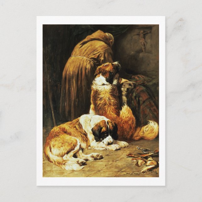 Carte Postale La foi de saint Bernard (Devant)