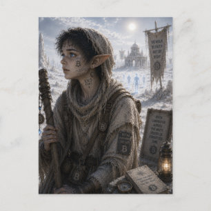 Carte Postale La Foi / L'Enfant Pèlerin / Le Désert Blanc