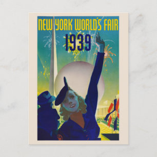 Carte Postale La Foire mondiale de New York 1939