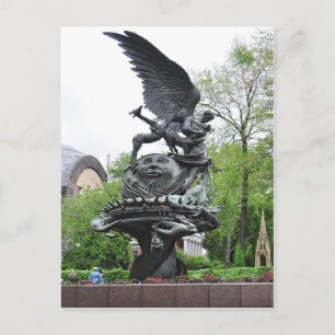 Carte Postale La Fontaine de la Paix à la Cathédrale Saint-Jean