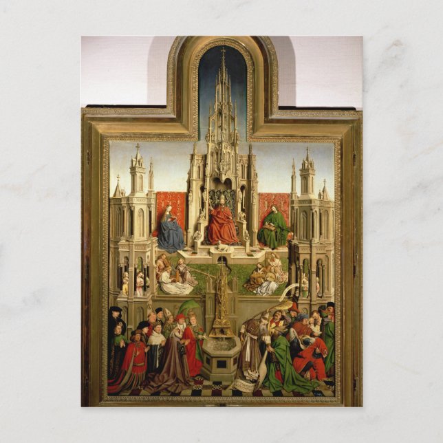 Carte Postale La Fontaine de la Vie (Devant)