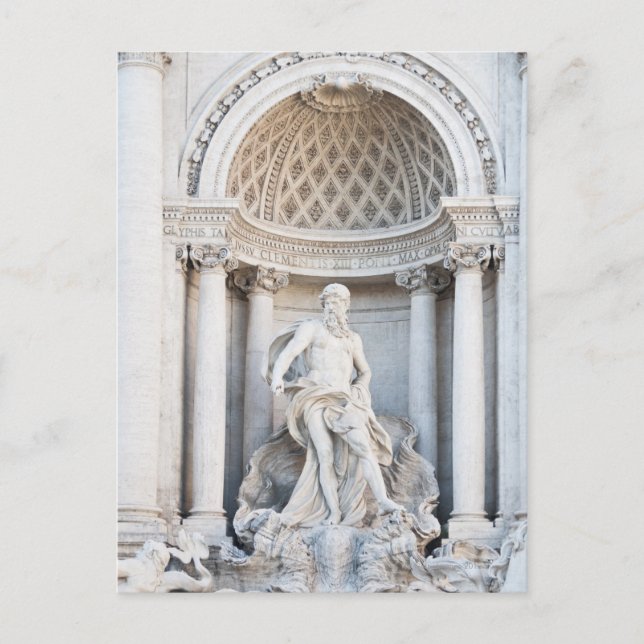 Carte Postale La fontaine de TREVI (Italien : Fontana di Trevi) (Devant)