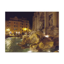 La Fontaine de Trevi Rome la nuit