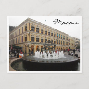 Carte Postale la fontaine du sénateur macau