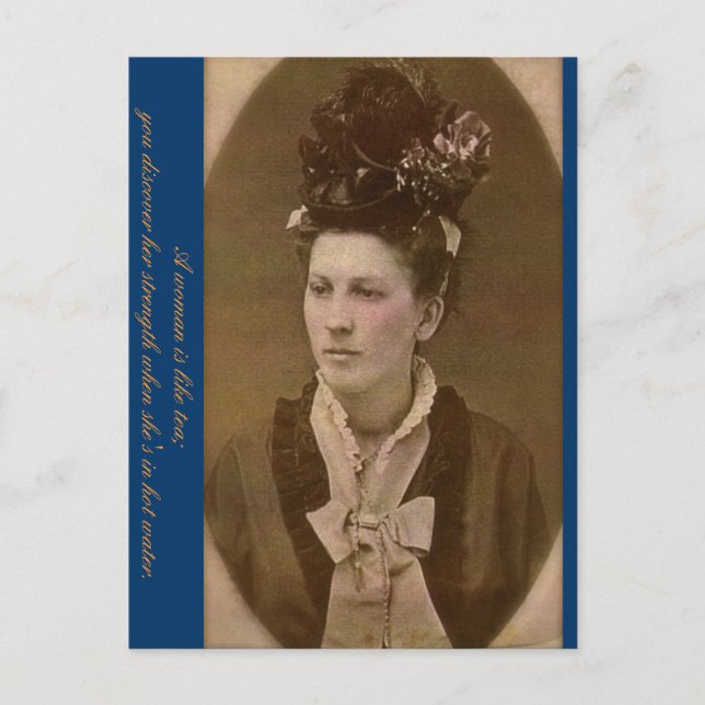 Carte Postale La force d'une femme (Devant)