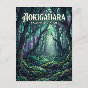 Carte Postale La forêt d'Aokigahara Japon