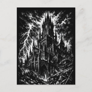 Carte Postale La Forteresse Noire par BurnsInHell