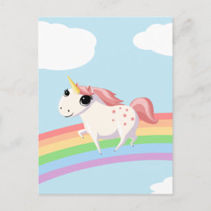 Carte Postale La fraise à la licorne