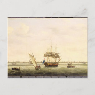 Carte Postale La frégate 'Surprise' à l'Ancre du Grand Yarmout