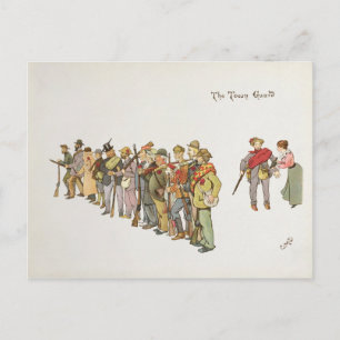 Carte Postale La garde municipale du Leaguer de Ladysmith