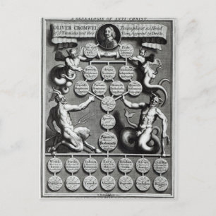 Carte Postale La généalogie d'Oliver Anti-Christ