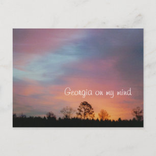 Carte Postale La Géorgie dans mon esprit
