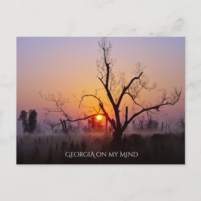 Carte Postale La Géorgie dans mon esprit (Devant)
