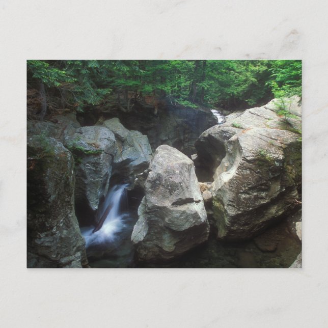 Carte Postale La gorge de Bingham Falls Vermont (Devant)