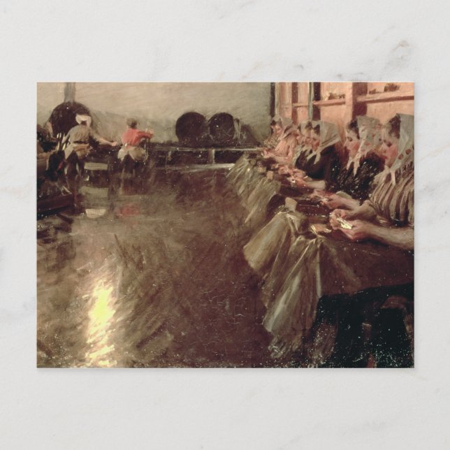 Carte Postale La Grande Brasserie, 1890 (Devant)