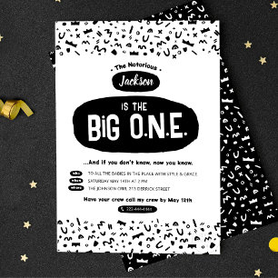 Carte Postale La Grande Invitation d'anniversaire Hip Hop Notoir