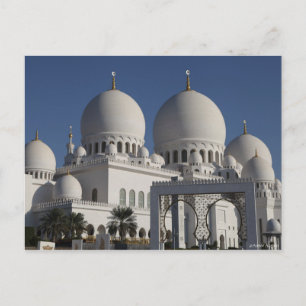 Carte Postale La grande mosquée Sheikh Zayed à Abu Dhabi