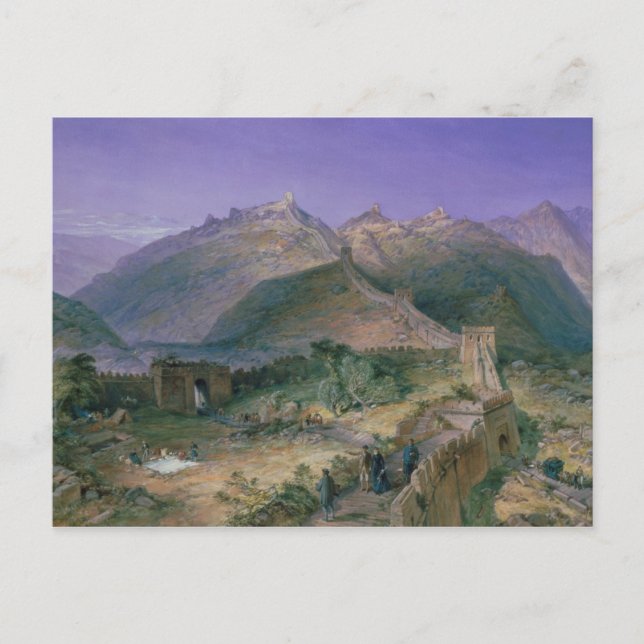Carte Postale La Grande Muraille de Chine, 1886 (w/c) (Devant)