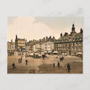 Carte Postale La Grande Place, Lille, France Photochrom vintage