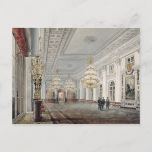 Carte Postale La Grande Salle, Palais d'Hiver, Saint-Pétersbourg