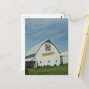 Carte Postale La grange à maïs comté de Washington Iowa