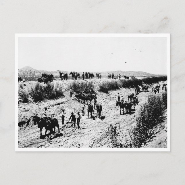 Carte Postale La Gravure Du Canal De L'Arizona (Devant)