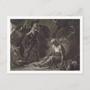 Carte Postale La grotte du désespoir, de Spenser, gravée par Val