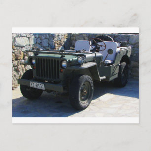Carte Postale La Jeep de Willy.