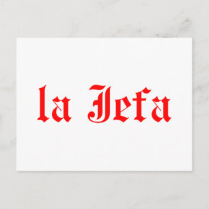 Carte Postale La jefa