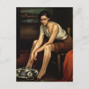 Carte Postale La jeune fille de attirance