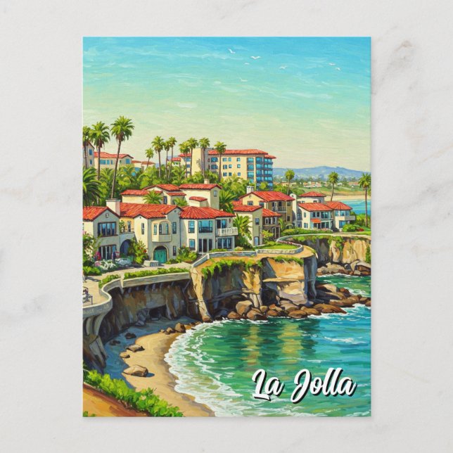 Carte Postale La Jolla California Travel (Devant)