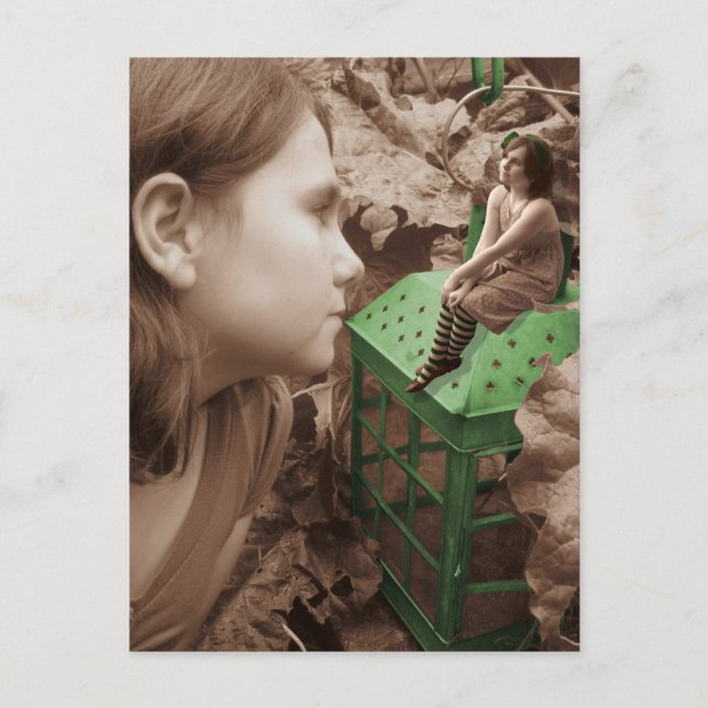 Carte Postale La lanterne verte. (Devant)