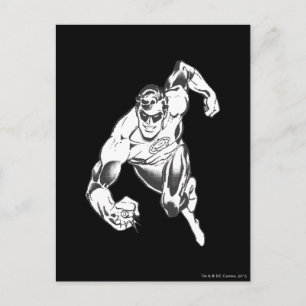 Carte Postale La lanterne verte saute en avant