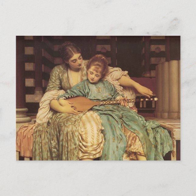 Carte Postale La leçon de musique (Devant)