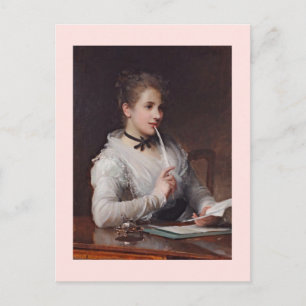 Carte Postale La lettre d'amour