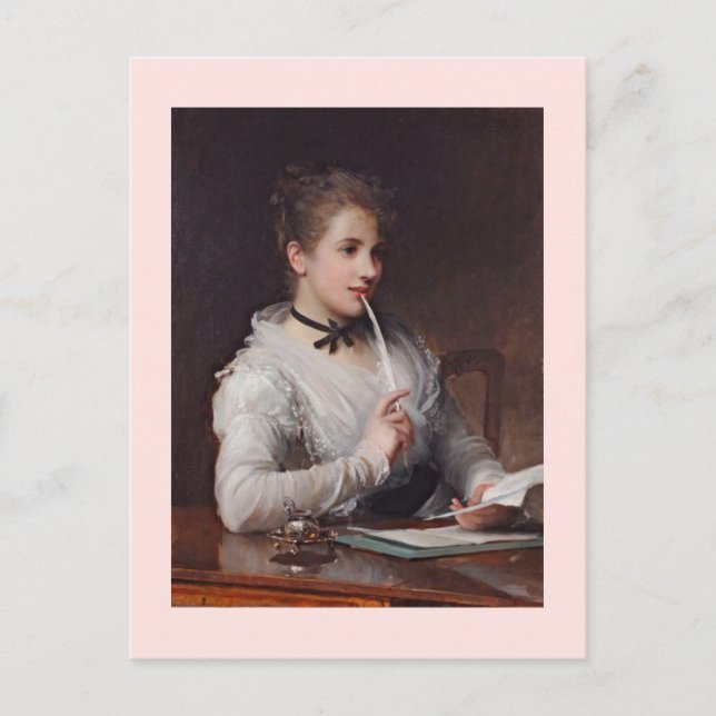 Carte Postale La lettre d'amour (Devant)