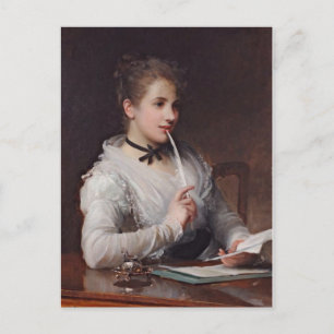 Carte Postale La lettre d'amour