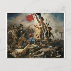 Carte Postale La liberté à la tête du peuple