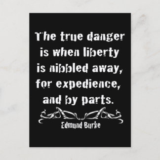 Carte Postale La liberté est grignotée loin