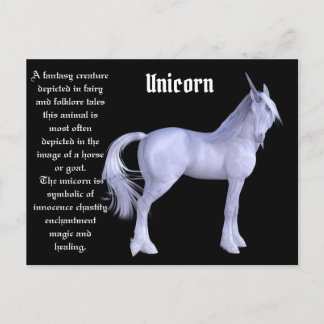 Carte Postale La licorne