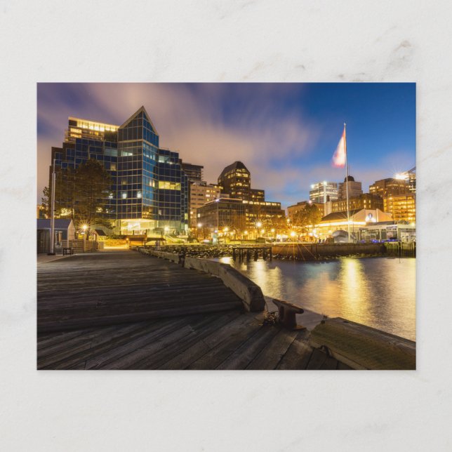 Carte Postale La ligne d'atterrissage d'Halifax au Canada (Devant)