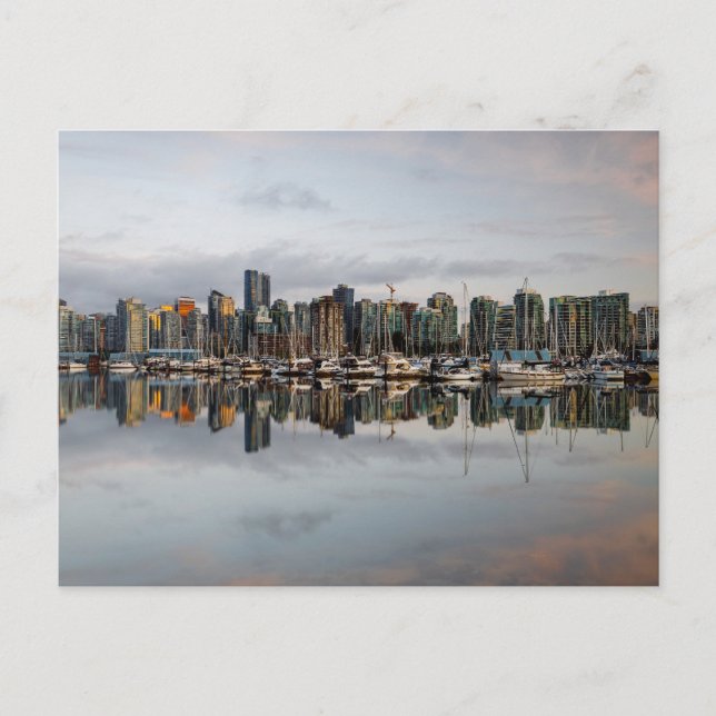 Carte Postale La Ligne de Vancouver au Canada (Devant)