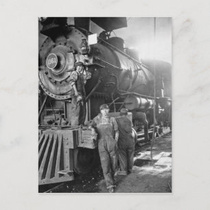 Carte Postale La Locomotive du Roundhouse