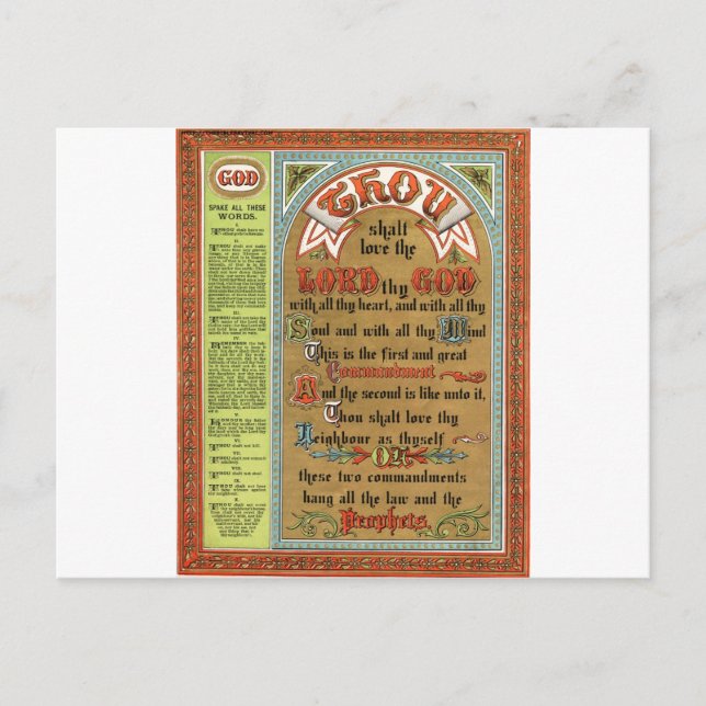 Carte Postale La loi parfaite de la liberté (Devant)