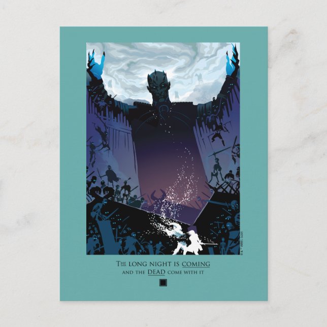 Carte Postale La Longue Nuit Arrive (Devant)